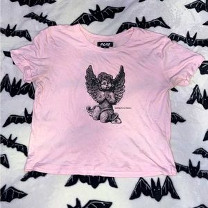 ALAB Angel Cropped Tee - Size Small